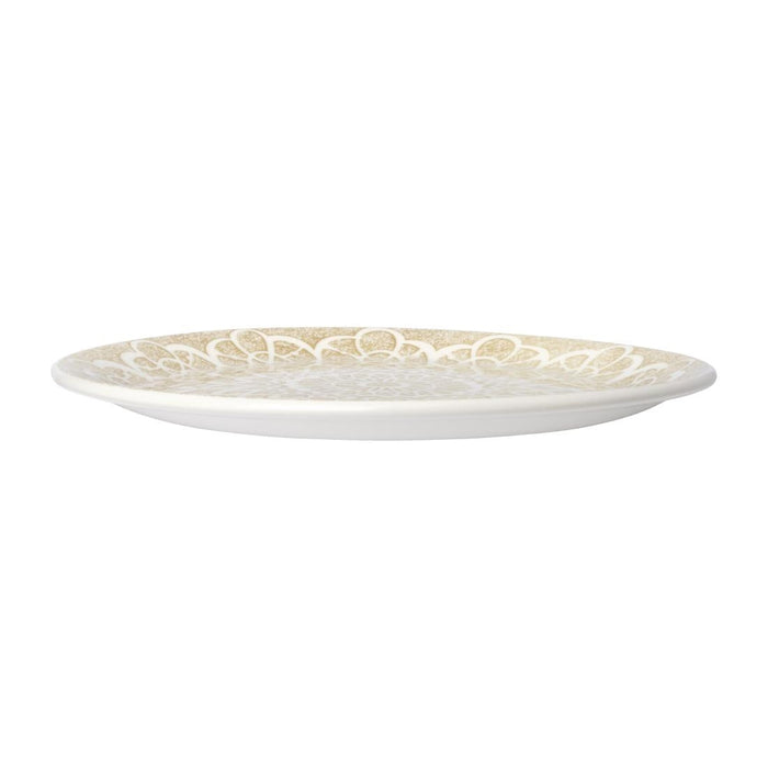 Steelite Ink Coupe Plates Nomad Sand 255mm (12 Pack) Steelite