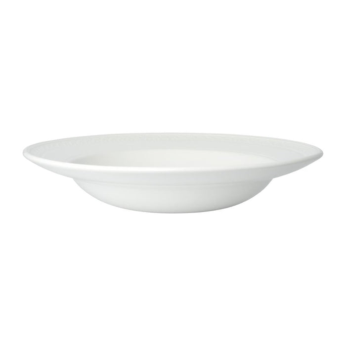 Steelite Bead Accent Rimmed Bowls 285mm (6 Pack) Steelite