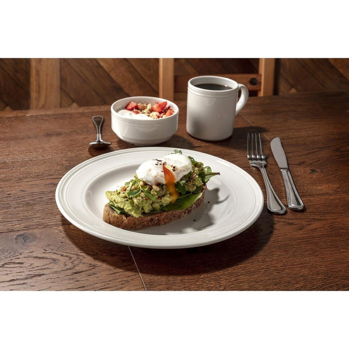 Steelite Bead Unhandled Stacking Soup Cups 285ml (12 Pack) Steelite