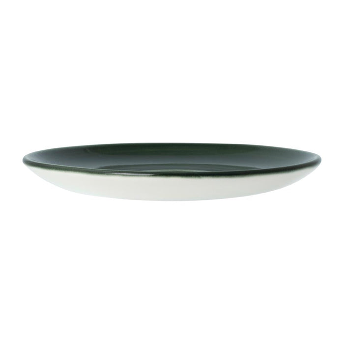 Steelite Vesuvius Burnt Emerald Saucers 152mm (12 Pack) Steelite