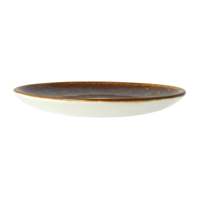 Steelite Vesuvius Amber Saucers 152mm (12 Pack) Steelite