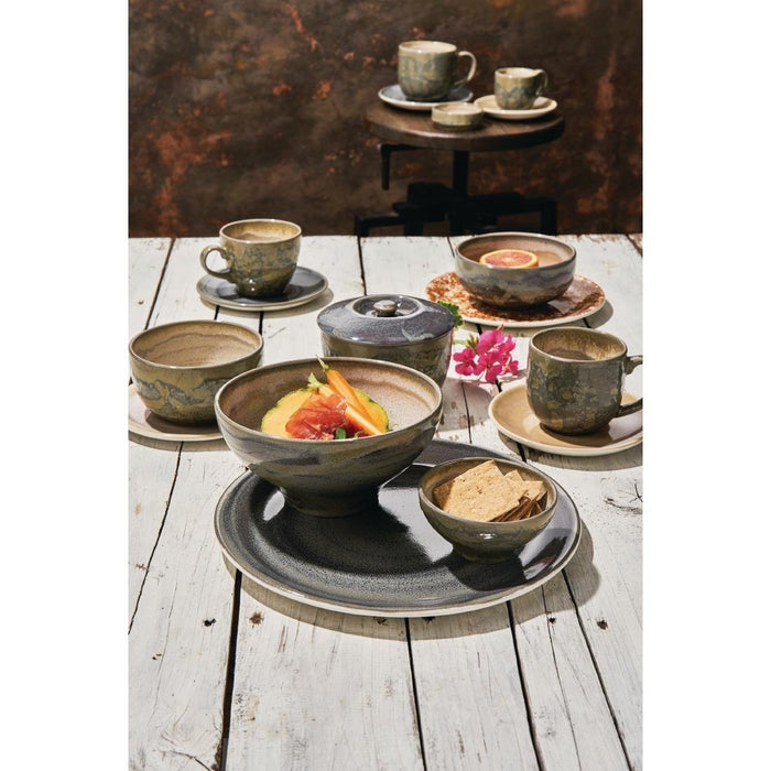 Steelite Aurora Revolution Granite Mugs City 114ml (12 Pack) Steelite