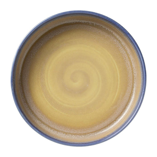 Steelite Aurora Revolution Bluestone Round Stacking Trays 202mm (12 Pack) Steelite