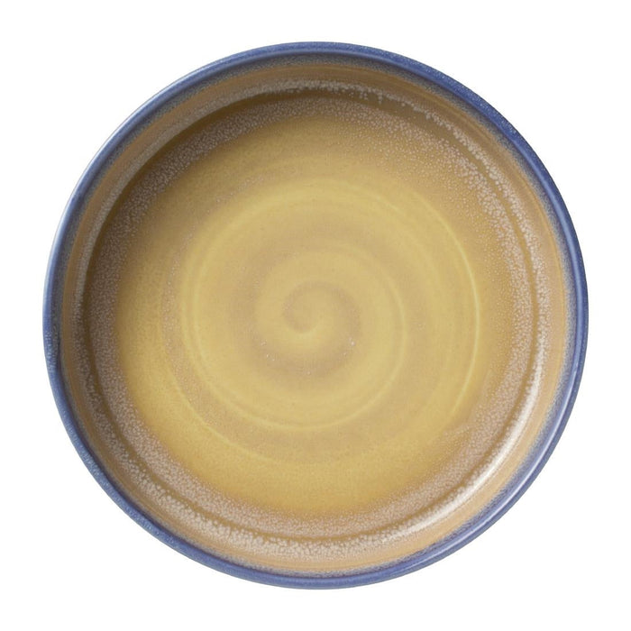 Steelite Aurora Revolution Bluestone Round Stacking Trays 202mm (12 Pack) Steelite