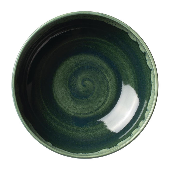Steelite Aurora Vesuvius Burnt Emerald Bowls 175mm (12 Pack) Steelite