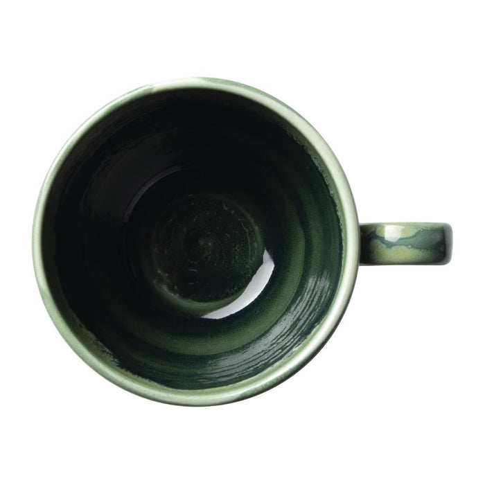 Steelite Aurora Vesuvius Burnt Emerald Mugs City 340ml 12oz (12 Pack) Steelite