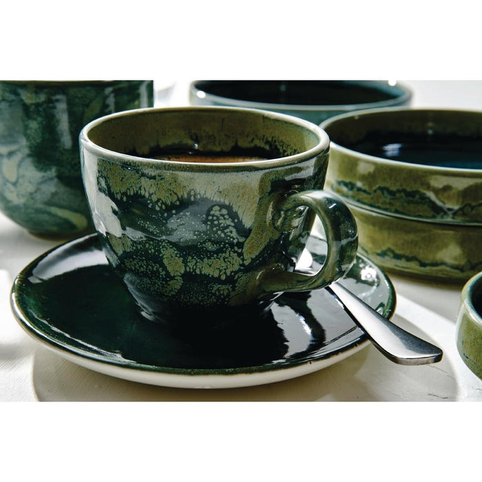 Steelite Aurora Vesuvius Burnt Emerald Cups 227ml 8oz (12 Pack) Steelite