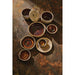 Steelite Aurora Vesuvius Amber Round Stacking Trays 100mm (12 Pack) Steelite