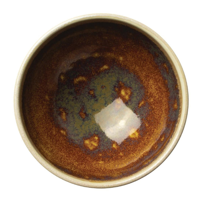 Steelite Aurora Vesuvius AmberTulip Bowls 103mm (12 Pack) Steelite