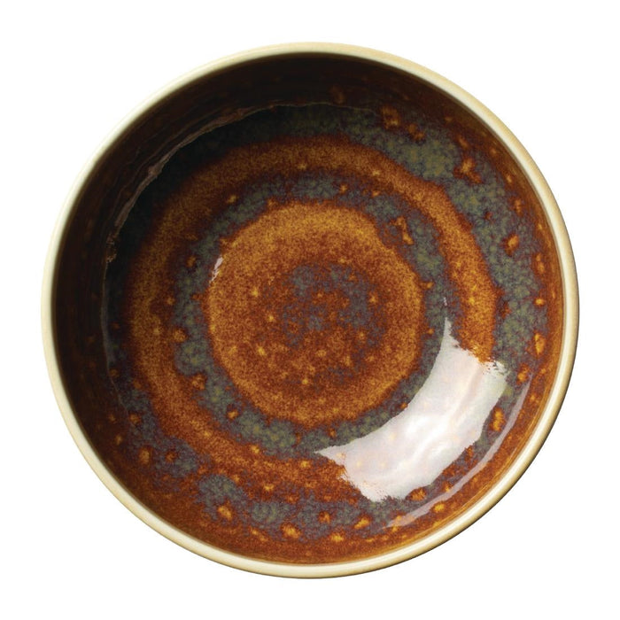 Steelite Aurora Vesuvius Amber Bowls 175mm (12 Pack) Steelite