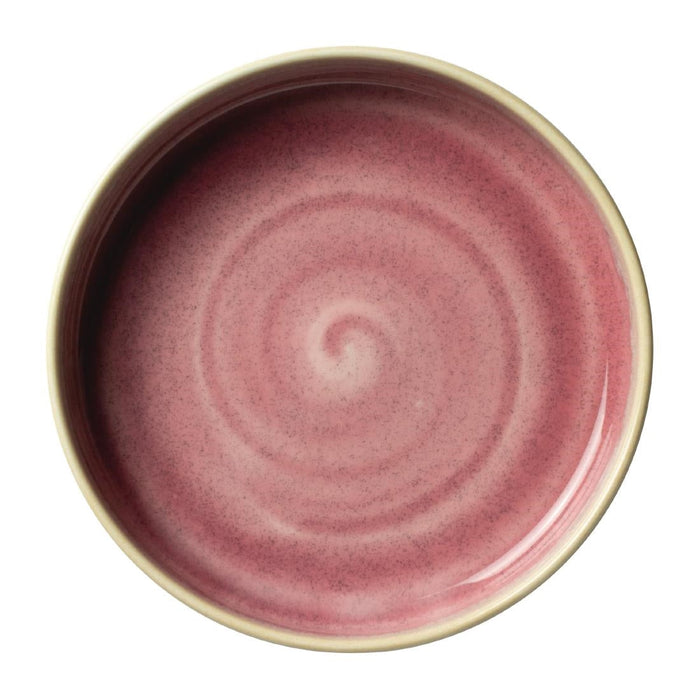 Steelite Aurora Vesuvius Rose Quartz Trays Round 140mm (12 Pack) Steelite