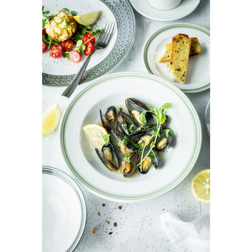 Steelite Bead Sage Plates 165mm (12 Pack) Steelite