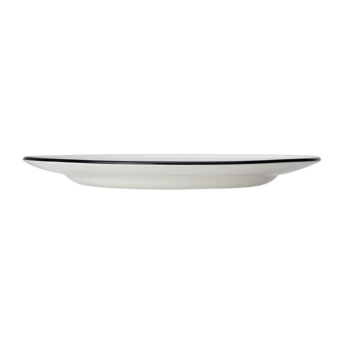 Steelite Bead Black Band Plates 285mm (6 Pack) Steelite