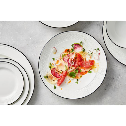 Steelite Bead Black Band Coupe Plates 285mm (6 Pack) Steelite