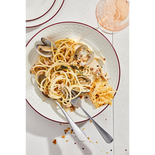 Steelite Bead Maroon Band Pasta Plates 240mm (12 Pack) Steelite