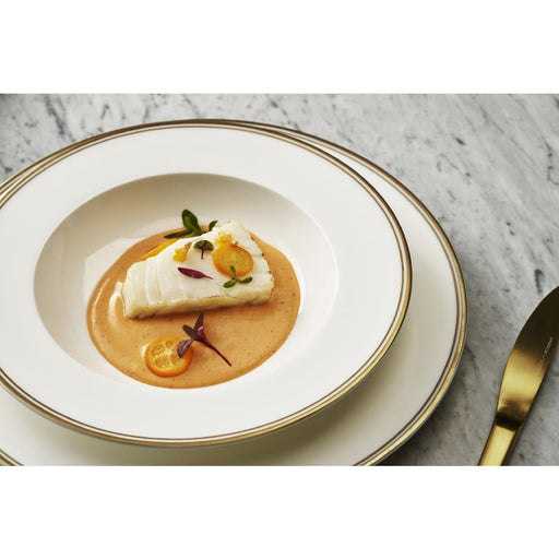 William Edwards Burnished Gold Plates 300mm (12 Pack) Steelite