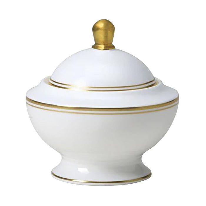 250ml. 8.8oz. Pack quantity: 12. Bone China with gold edging. Contains 47% bone ash