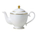 800ml. 28.16oz. Pack quantity: 6. Bone China with gold edging. Contains 47% bone ash
