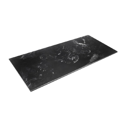 DWH Shelves/Tile Inserts: Shelf/Tile - 60.9 cm x 27.9 cm (24" x 11") - Grey Marble Resin