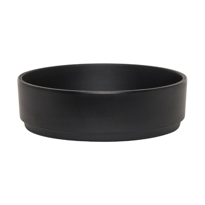 Cali Black Stack Bowl 159mm Dia 48mm H 590ml
