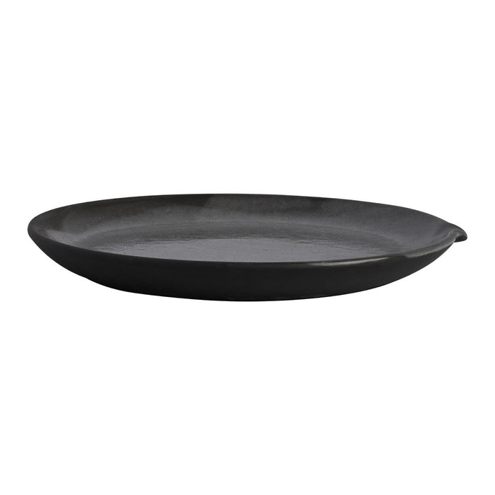 Steelite Gembrook Plate Grey With Spout Grey 263x255mm (24 Pack) Steelite
