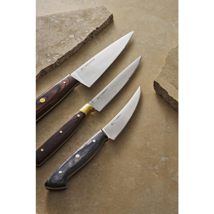 Adam Simha Burlington Steak Knives Black 26cm (6 Pack) Steelite
