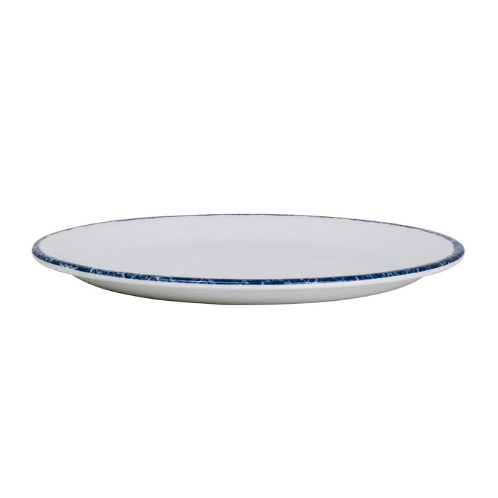 Steelite Blue Dapple Coupe Plates 203mm (12 Pack) Steelite
