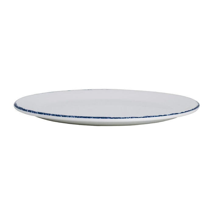 Steelite Blue Dapple Coupe Plates 254mm (12 Pack) Steelite