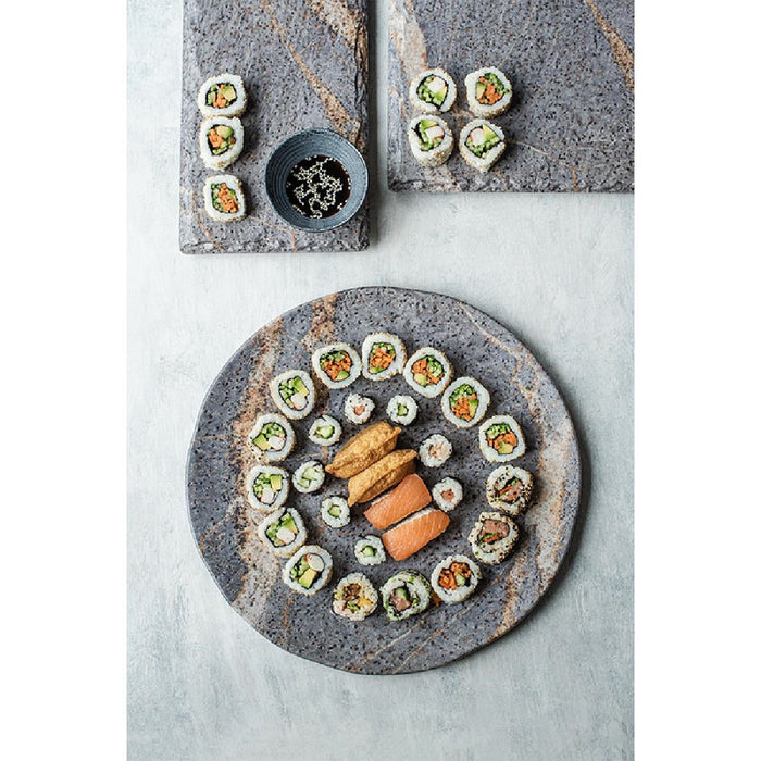 Steelite Quarry Round Platters 349mm (3 Pack) Steelite