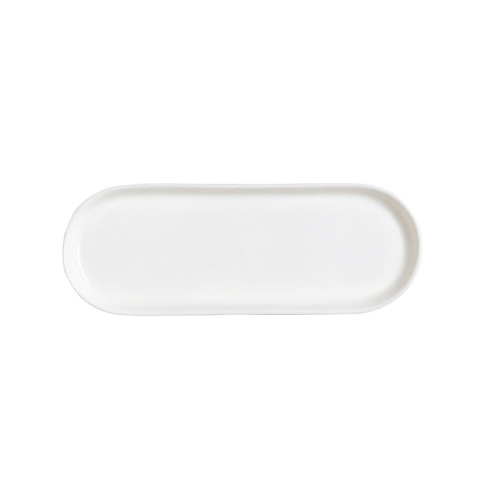 Steelite Oblong Platters White 254x92mm (12 Pack) Steelite