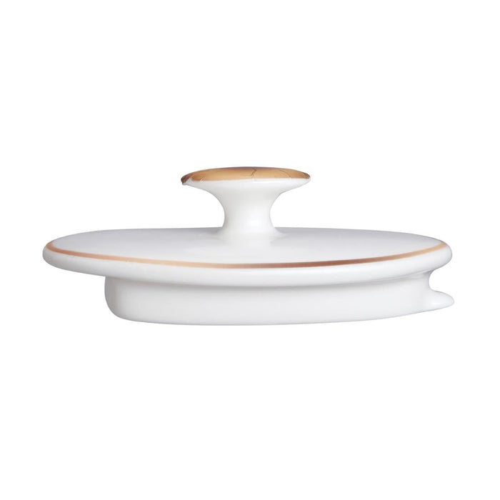 William Edwards Quanta 2-Cup Oval Teapots Coupe 550ml (6 Pack) Steelite