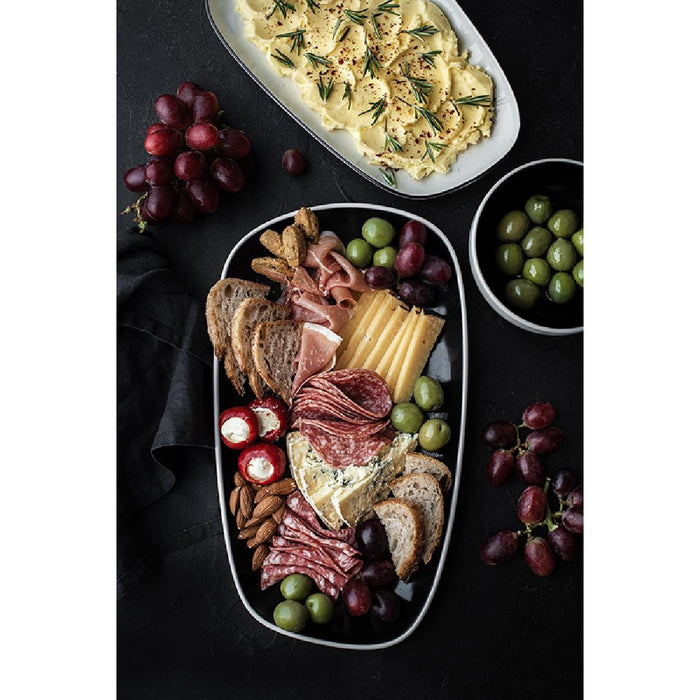 Steelite Nyx Nordic Coupe Plates Black 280mm (12 Pack) Steelite