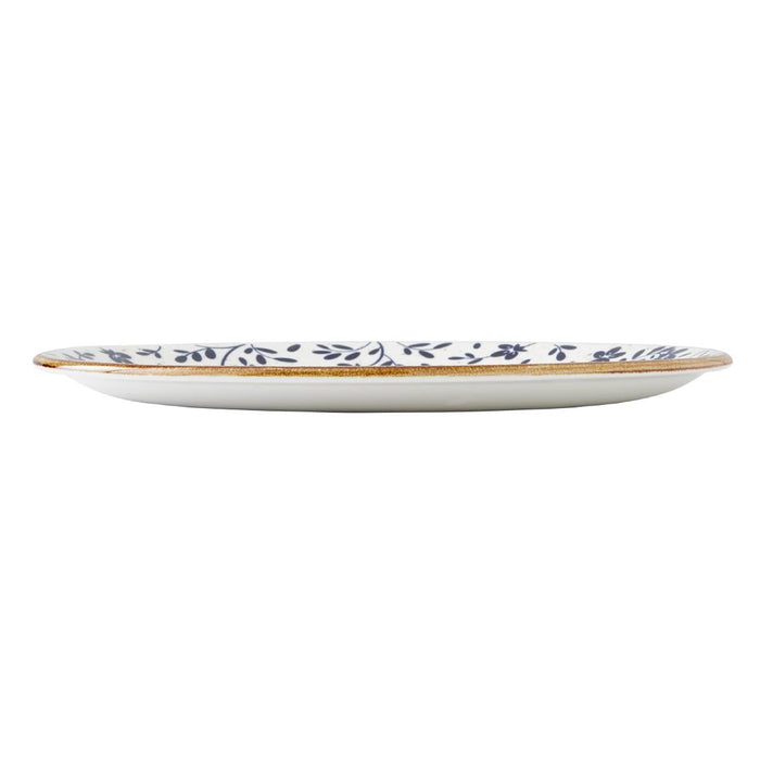Steelite Performance Flora Coupe Plates Blue 280mm (12 Pack) Steelite Performance