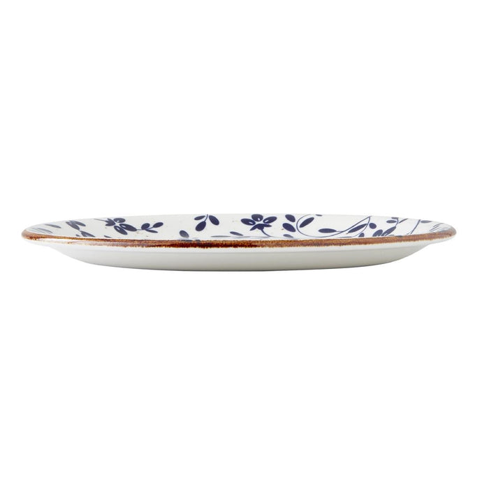 Steelite Performance Flora Coupe Plates Blue 202mm (12 Pack) Steelite Performance