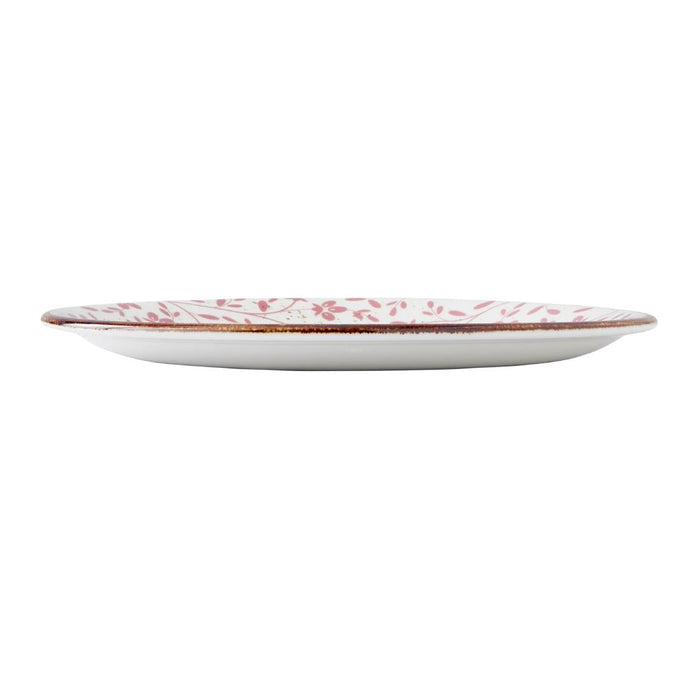 Steelite Performance Flora Coupe Plates Pink 252mm (12 Pack) Steelite Performance