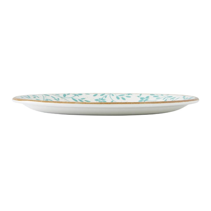 Steelite Performance Flora Coupe Plates Aqua 252mm (12 Pack) Steelite Performance