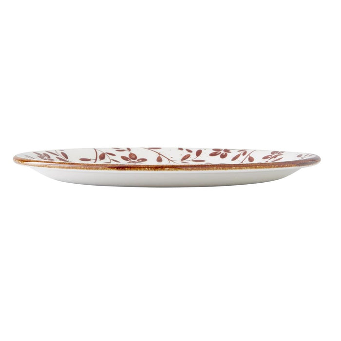 Steelite Performance Flora Coupe Plates Brown 202mm (12 Pack) Steelite Performance