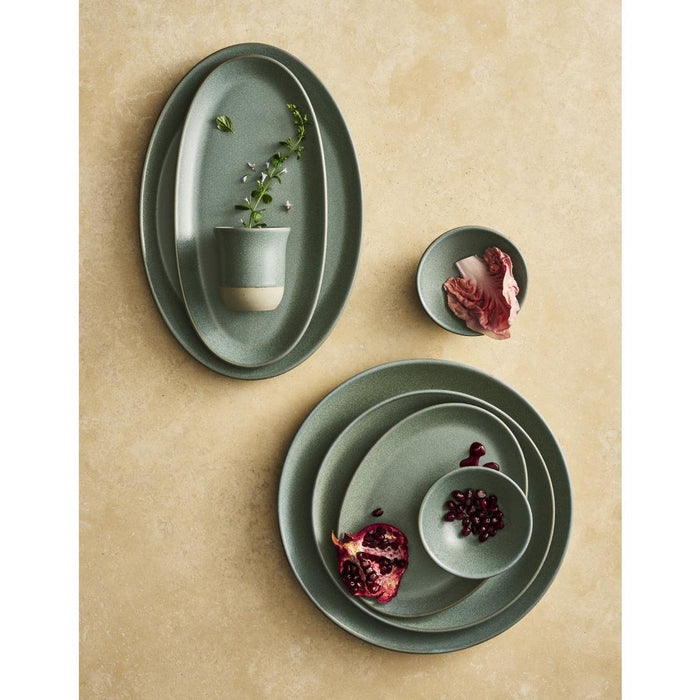Maham Studio Carnaby Oval Platters Teal 305x202mm (12 Pack) Steelite