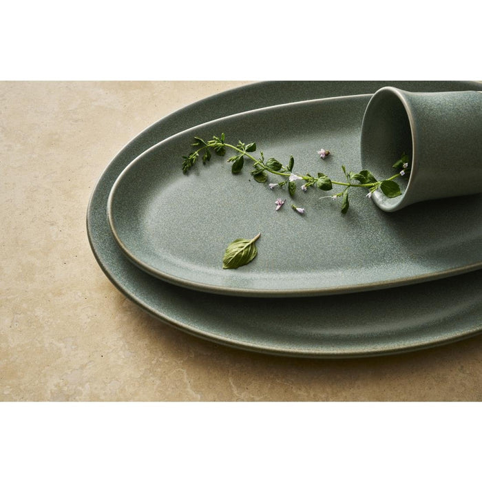 Maham Studio Carnaby Oval Platters Teal 280x140mm (24 Pack) Steelite