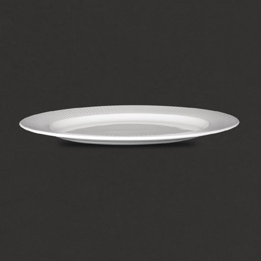 Steelite Willow Oval Plate. length 330mm. (12 Pack) Steelite