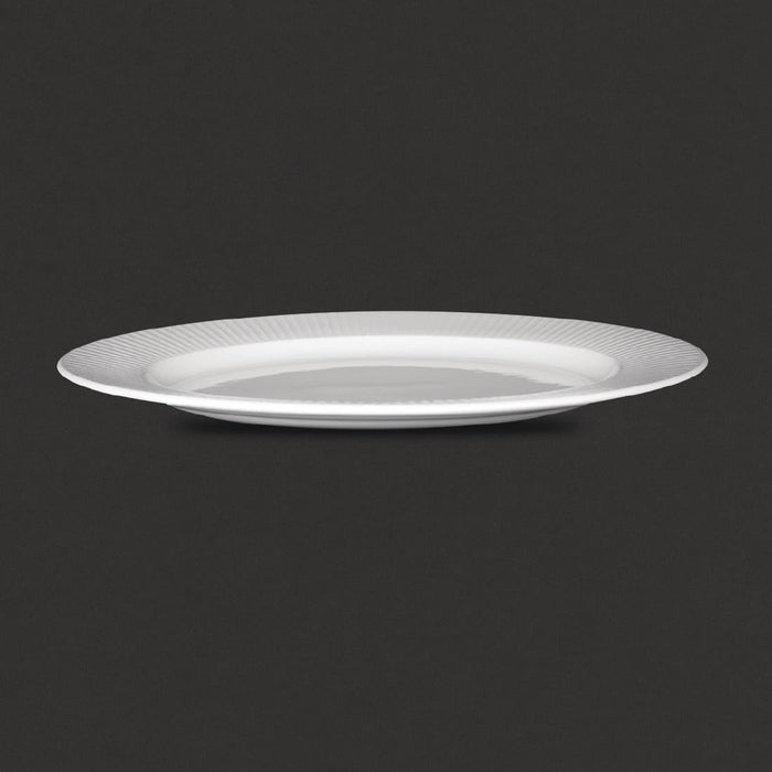 Steelite Willow Oval Plate. length 330mm. (12 Pack) Steelite