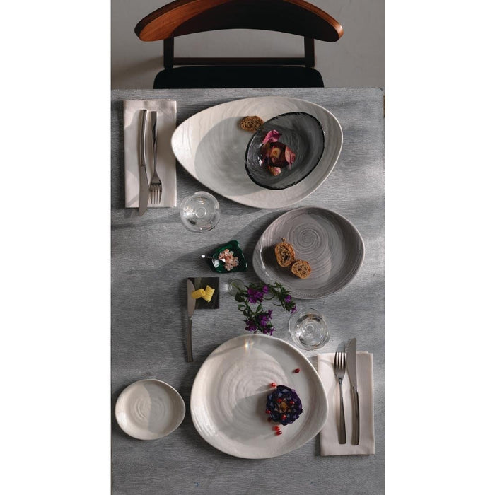 Steelite Scape Glass Oval Bowls 200mm (12 Pack) Steelite
