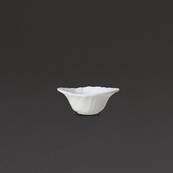 Steelite Scape White Melamine Deep Bowls 130mm (6 Pack) Steelite