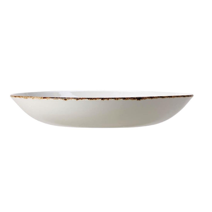 Steelite Brown Dapple Coupe Plates 230mm (24 Pack) Steelite