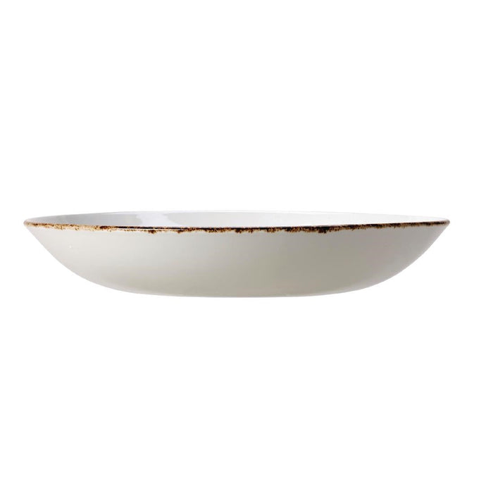 Steelite Brown Dapple Coupe Plates 300mm (12 Pack) Steelite
