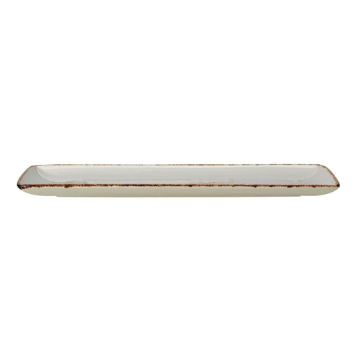 Steelite Brown Dapple Rectangle Three Plates (6 Pack) Steelite