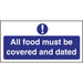 Vogue Food Covered and Dated Sign Vogue