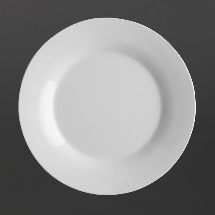 Olympia Kristallon Melamine Round Plates 229mm (6 Pack) Olympia
