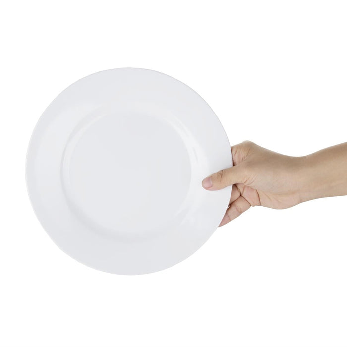 Olympia Kristallon Melamine Round Plates 229mm (6 Pack) Olympia