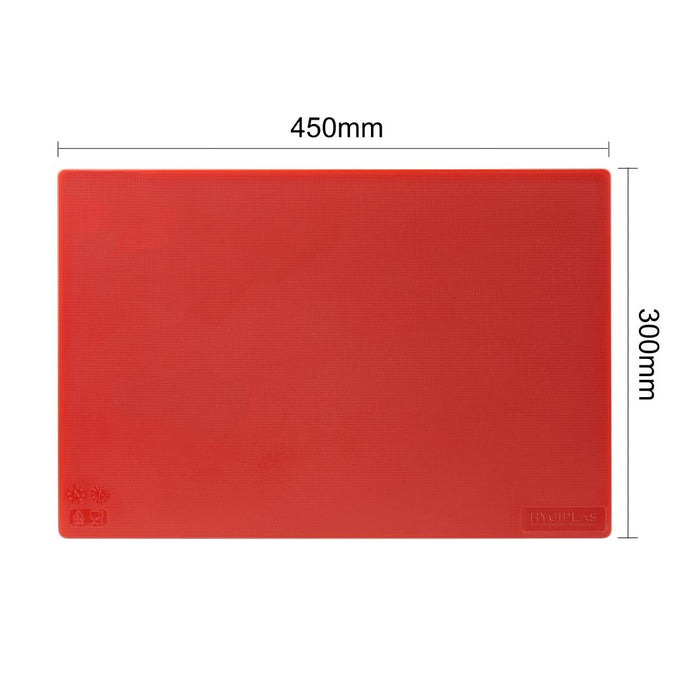 Hygiplas Low Density 6-Piece Chopping Board Set 450x300x10mm Hygiplas